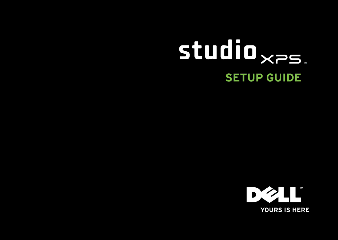 Dell 435MT, P368K, DCMMF setup guide Setup Guide 